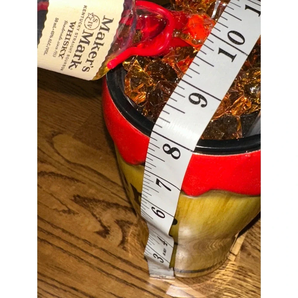 Maker's Mark Customized Tumbler with Lid and Straw New